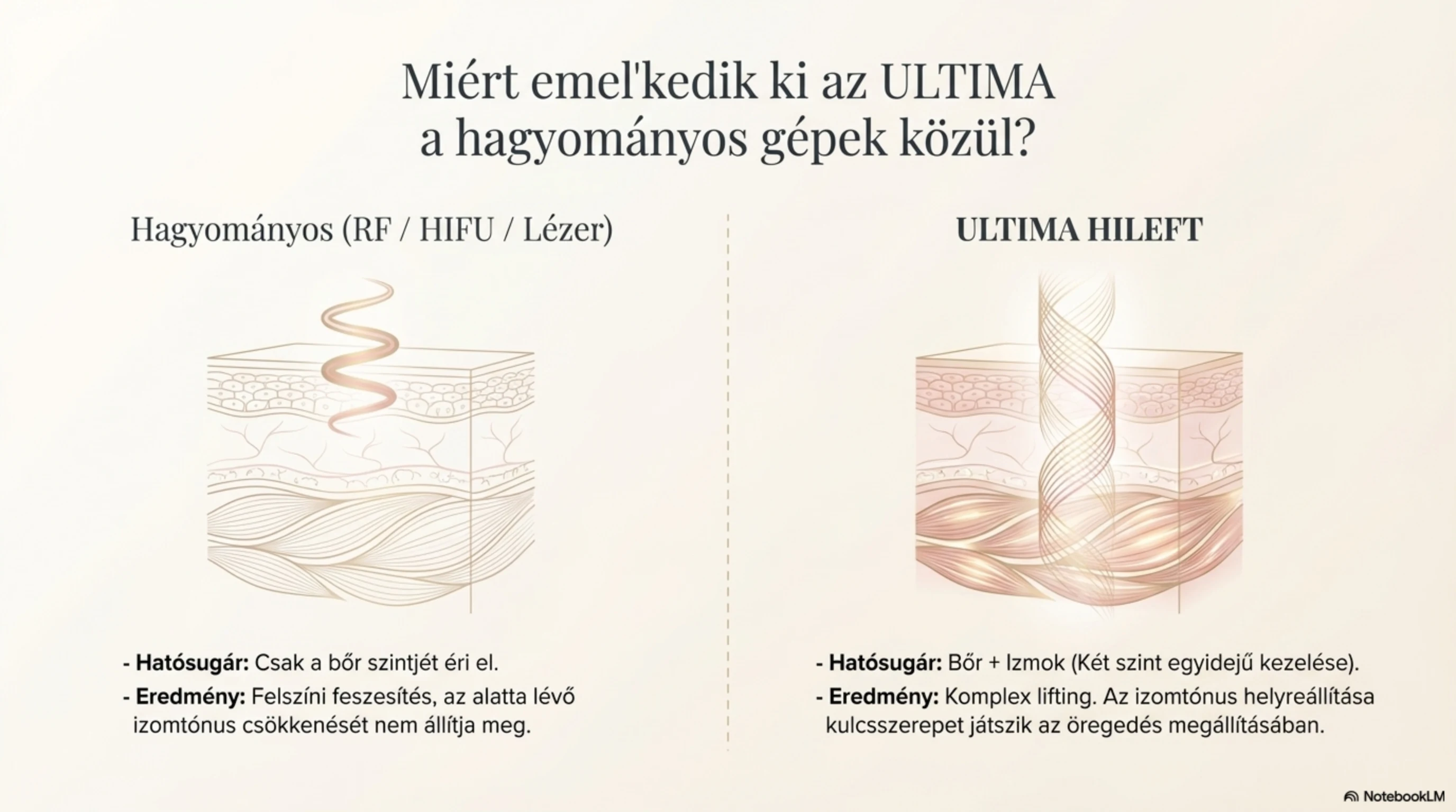 Miért emelkedik ki az ULTIMA a hagyományos gépek közül?